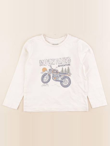 Tee-shirt - 4 ans Beige 1 - vertbaudet enfant 