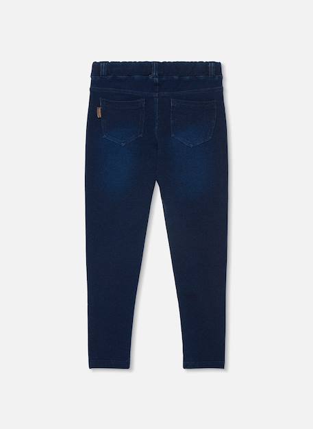 Pantalon fille molleton Bleu 2 - vertbaudet enfant 
