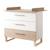 Commode à langer 'Noah' avec tiroirs – convertible Blanc - Chêne Tristan 1 - vertbaudet enfant 