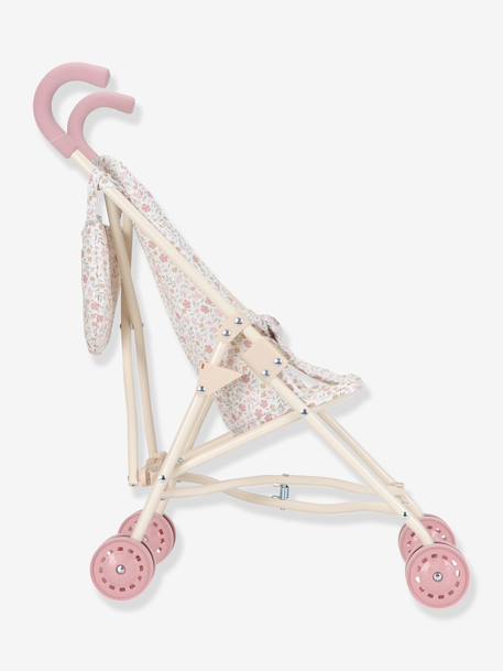 Poussette pour poupée fleurie écru 5 - vertbaudet enfant 
