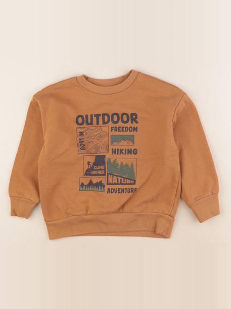 Sweat - 6 ans Marron 1 - vertbaudet enfant 