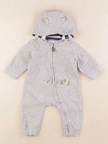Combinaison - 6 mois Gris 1 - vertbaudet enfant 