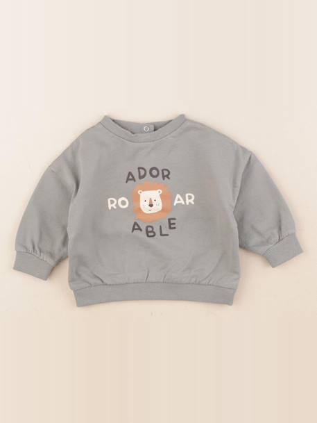 Sweat - 6 mois Vert 1 - vertbaudet enfant 