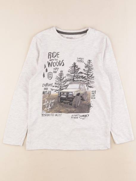 Tee-shirt - 10 ans Beige 1 - vertbaudet enfant 