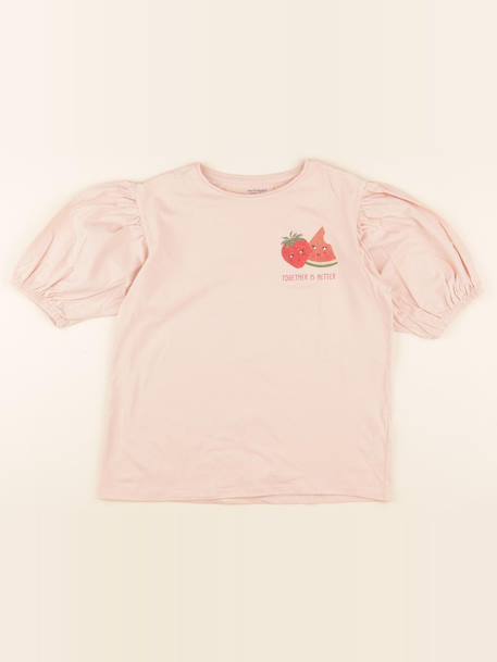 Tee-shirt - 12 ans Rose 1 - vertbaudet enfant 
