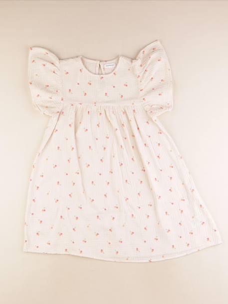 Robe - 10 ans Beige 1 - vertbaudet enfant 