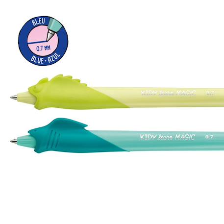 Lot de stylos effaçable kidy learn et recharges Vert 3 - vertbaudet enfant 