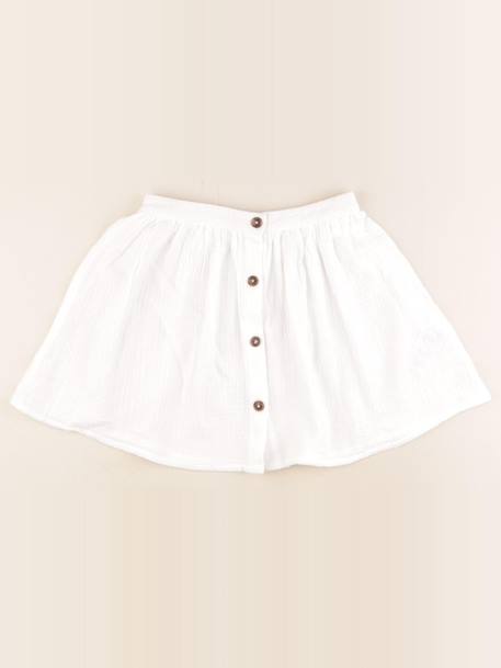 Jupe - 8 ans Blanc 1 - vertbaudet enfant 