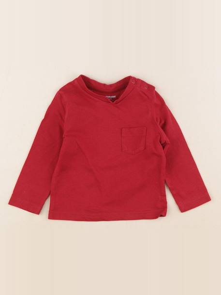 Tee-shirt - 6 mois Rouge 1 - vertbaudet enfant 