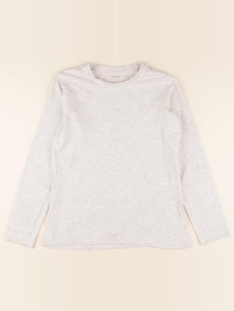 Tee-shirt - 12 ans Beige 1 - vertbaudet enfant 