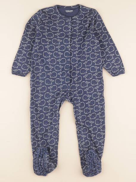 Pyjama coton - 24 mois Bleu 1 - vertbaudet enfant 