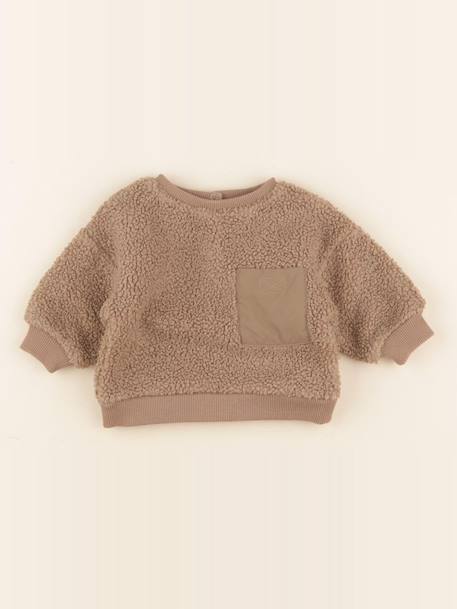 Sweat - 3 mois Marron 1 - vertbaudet enfant 