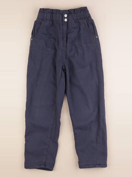 Pantalon doublé - 9 ans Bleu 1 - vertbaudet enfant 