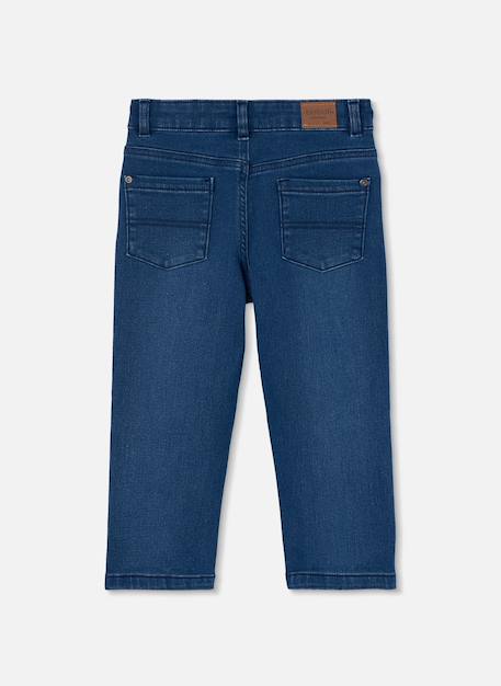 Pantalon garçon denim élastique Bleu 2 - vertbaudet enfant 