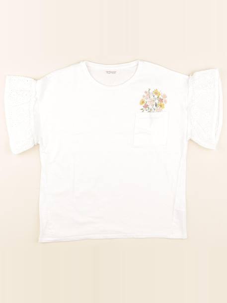 Tee-shirt - 12 ans Blanc 1 - vertbaudet enfant 
