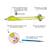 Lot de stylos effaçable kidy learn et recharges Vert 4 - vertbaudet enfant 