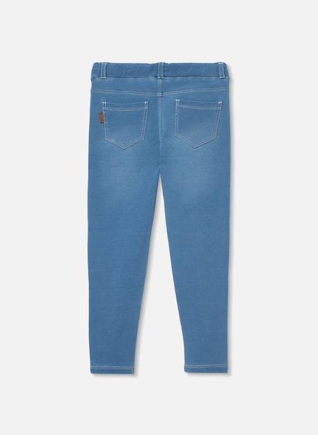 Pantalon fille denim Bleu 2 - vertbaudet enfant 