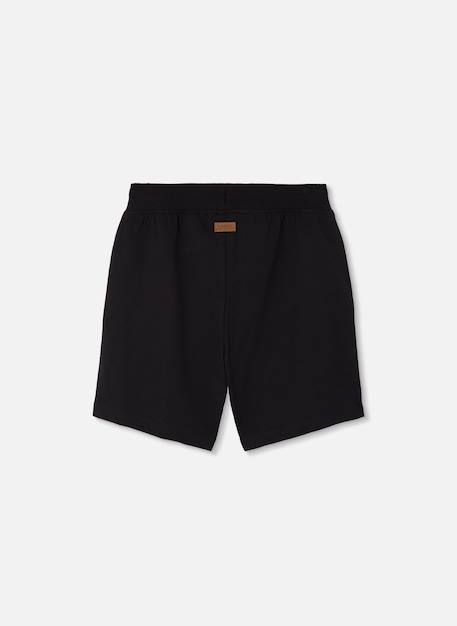 Short garçon maille avec cordon Noir 2 - vertbaudet enfant 