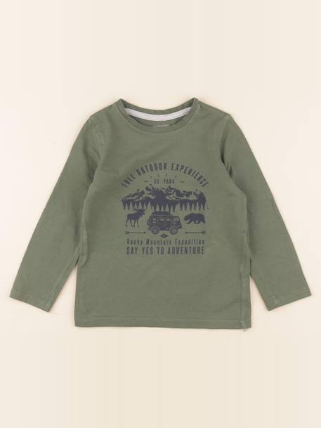 Tee-shirt - 4 ans Vert 1 - vertbaudet enfant 