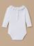 Body col smocké bébé Blanc casse 2 - vertbaudet enfant 