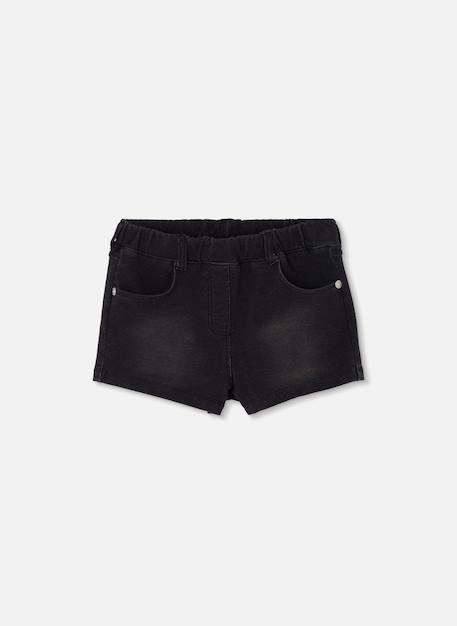 Short en molleton avec poches Noir 1 - vertbaudet enfant 
