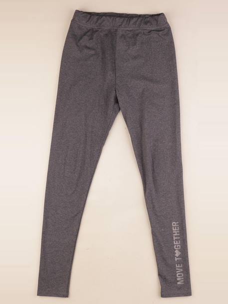 Legging - 12 ans Gris 1 - vertbaudet enfant 