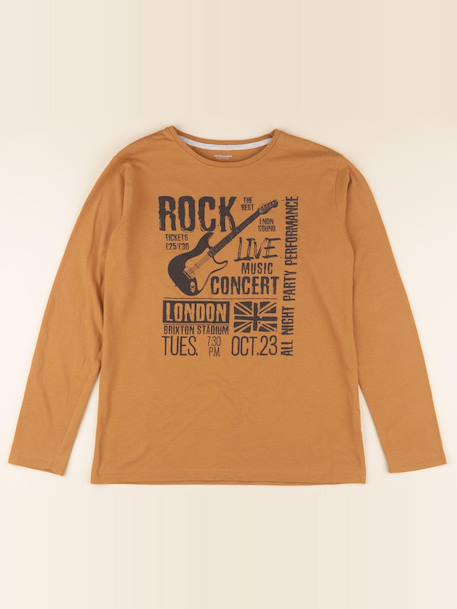 Tee-shirt - 14 ans Marron 1 - vertbaudet enfant 