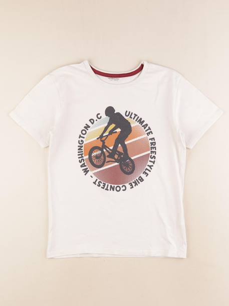 Tee-shirt - 12 ans Beige 1 - vertbaudet enfant 