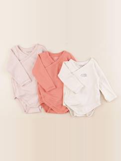 Lot de 3 bodies en coton - 6 mois  - vertbaudet enfant