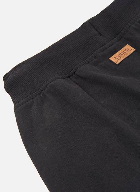 Short garçon maille avec cordon Noir 4 - vertbaudet enfant 