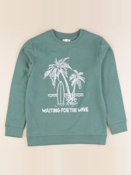 Sweat - 10 ans Vert 1 - vertbaudet enfant 