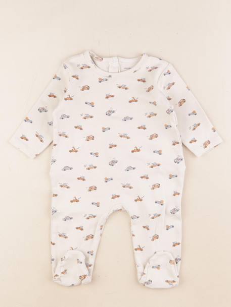 Pyjama coton - 6 mois Beige 1 - vertbaudet enfant 