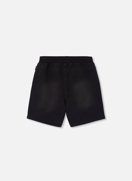 Short garçon denim avec cordon Noir 2 - vertbaudet enfant 