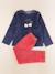 Pyjama velours - 8 ans Bleu, rouge 1 - vertbaudet enfant 