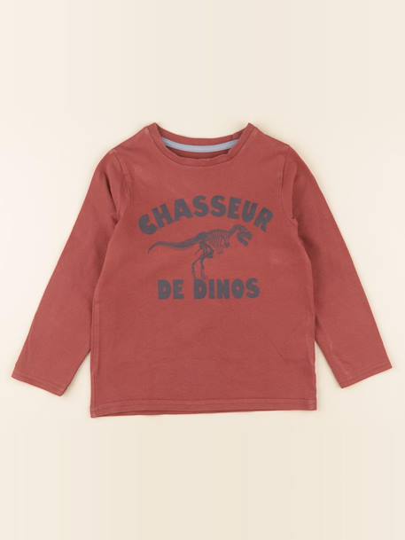 Tee-shirt - 5 ans Rouge 1 - vertbaudet enfant 