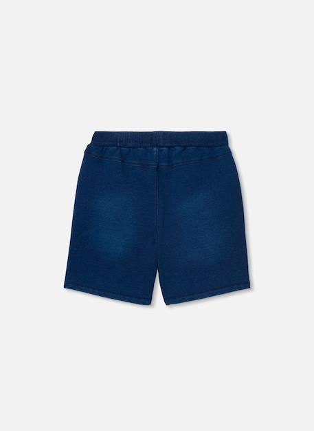 Short garçon denim avec cordon Bleu 2 - vertbaudet enfant 
