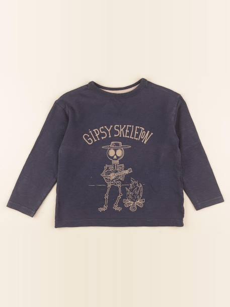 Tee-shirt - 5 ans Bleu 1 - vertbaudet enfant 