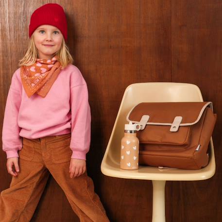 Cartable a4 primaire 38 cm Beige, marron+Marron, beige+Rouge, rose 9 - vertbaudet enfant 