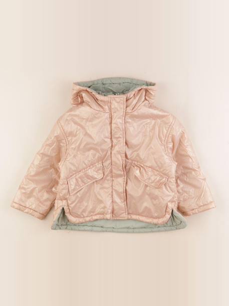 Doudoune réversible - 4 ans Orange 1 - vertbaudet enfant 