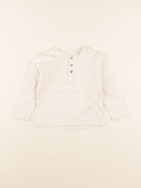 Tee-shirt - 12 mois Beige 1 - vertbaudet enfant 