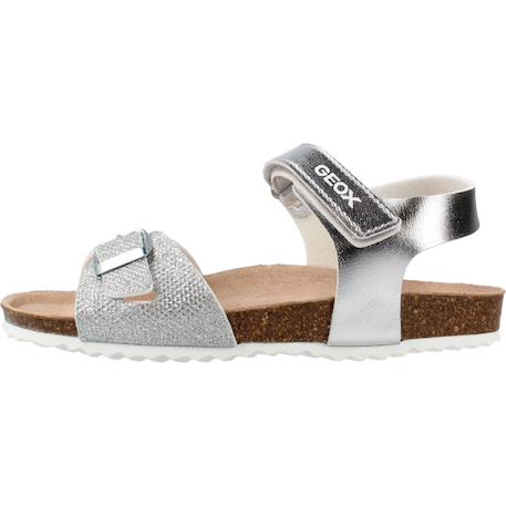 Sandales fille modèle j adriel Argent c1007 2 - vertbaudet enfant 