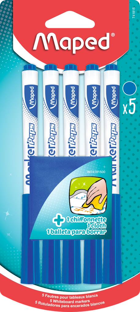 Garçon-Accessoires-Fourniture scolaire-Feutres effaçables à sec marker peps