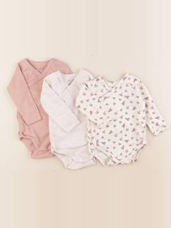 Lot de 3 bodies en coton - 6 mois  - vertbaudet enfant