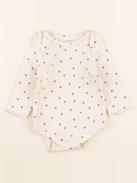 Body - 6 mois Beige, rouge 1 - vertbaudet enfant 