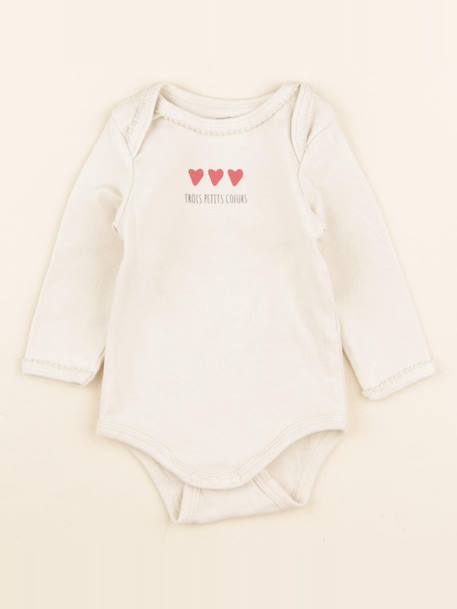 Body - 6 mois Beige, rouge 1 - vertbaudet enfant 
