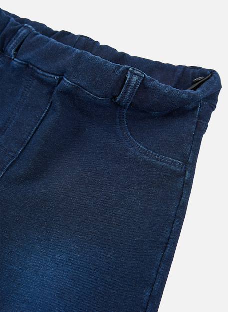 Pantalon fille molleton Bleu 3 - vertbaudet enfant 