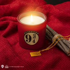 Linge de maison et décoration-Décoration-Objet déco-Bougie parfumée voie 9¾ avec collier - harry potter