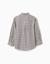 Chemise en coton à manches longues et motif à carreaux Bleu foncé 2 - vertbaudet enfant 