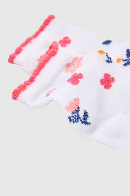 Lot de chaussettes en coton Rose 4 - vertbaudet enfant 