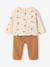 Ensemble T-shirt et pantalon bébé garçon caramel+vert 1 - vertbaudet enfant 